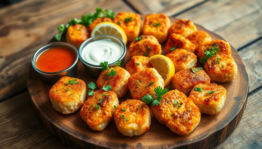 salmon bites