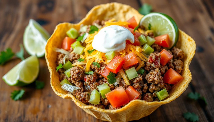 taco bowl recipe