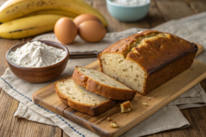 3 ingredient banana bread