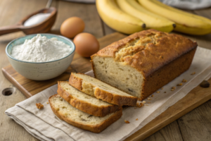 3 ingredient banana bread