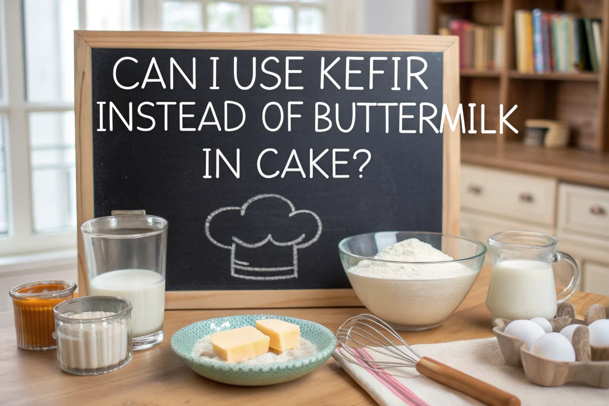 Can I Use Kefir Instead of Buttermilk in Cake