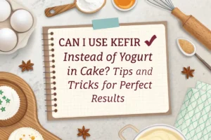 Can I use kefir instead of yogurt in cake