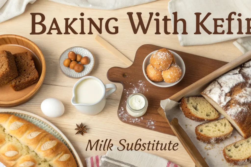 Can you bake with kefir instead of milk