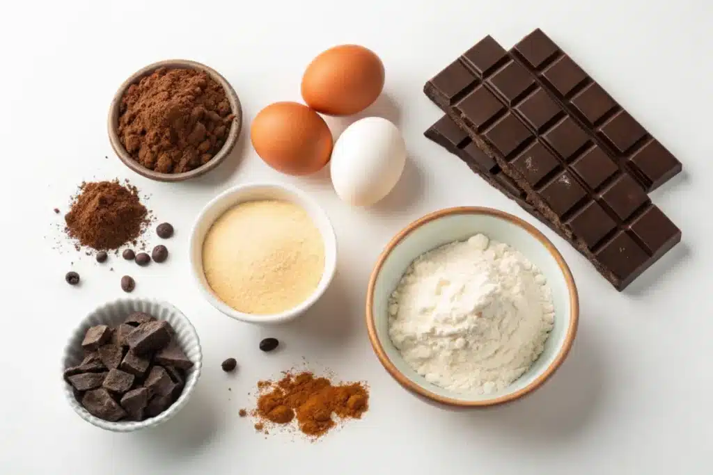 Chocolate kefir sheet cake ingredients