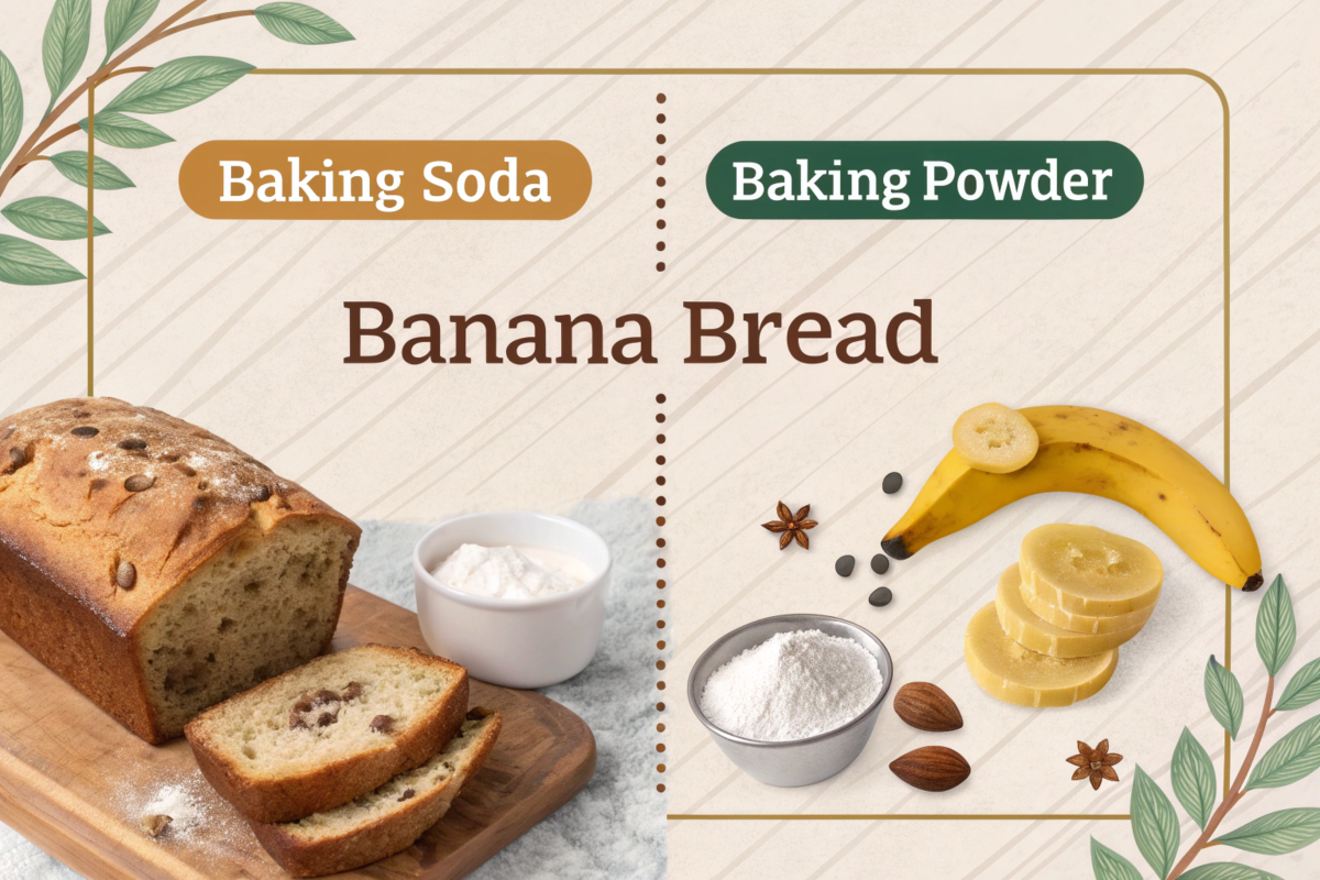 Is baking soda or baking powder better for banana bread