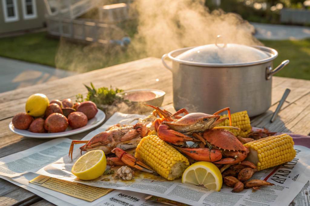 What are the ingredients in crab boil liquid