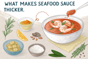 What makes seafood sauce thicker