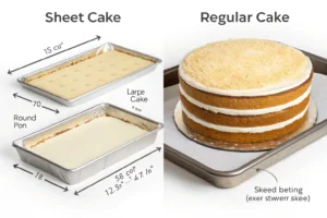 What’s the Difference Between Sheet Cake and Regular Cake