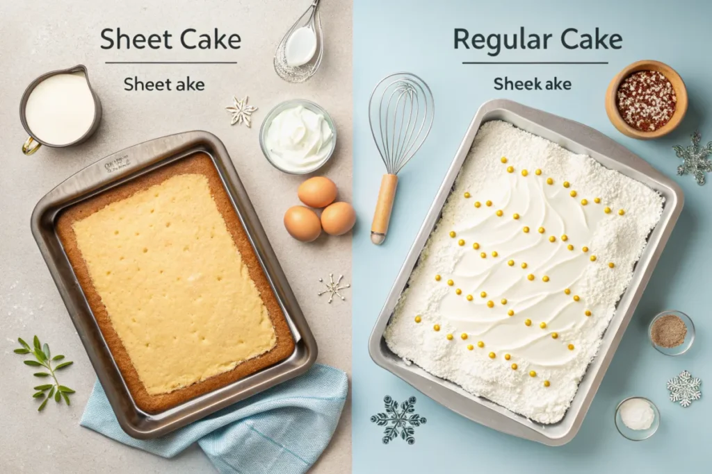 What’s the Difference Between Sheet Cake and Regular Cake